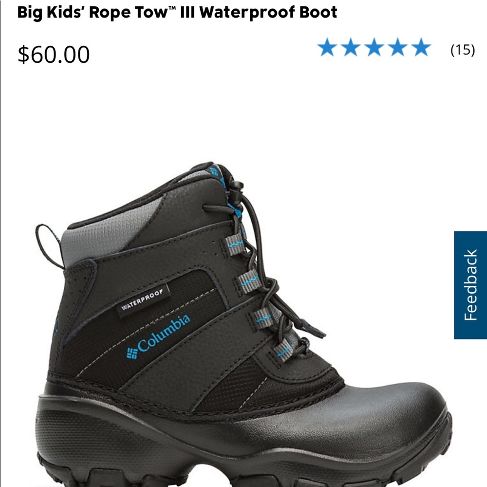 NWOT boys Columbia winter boots